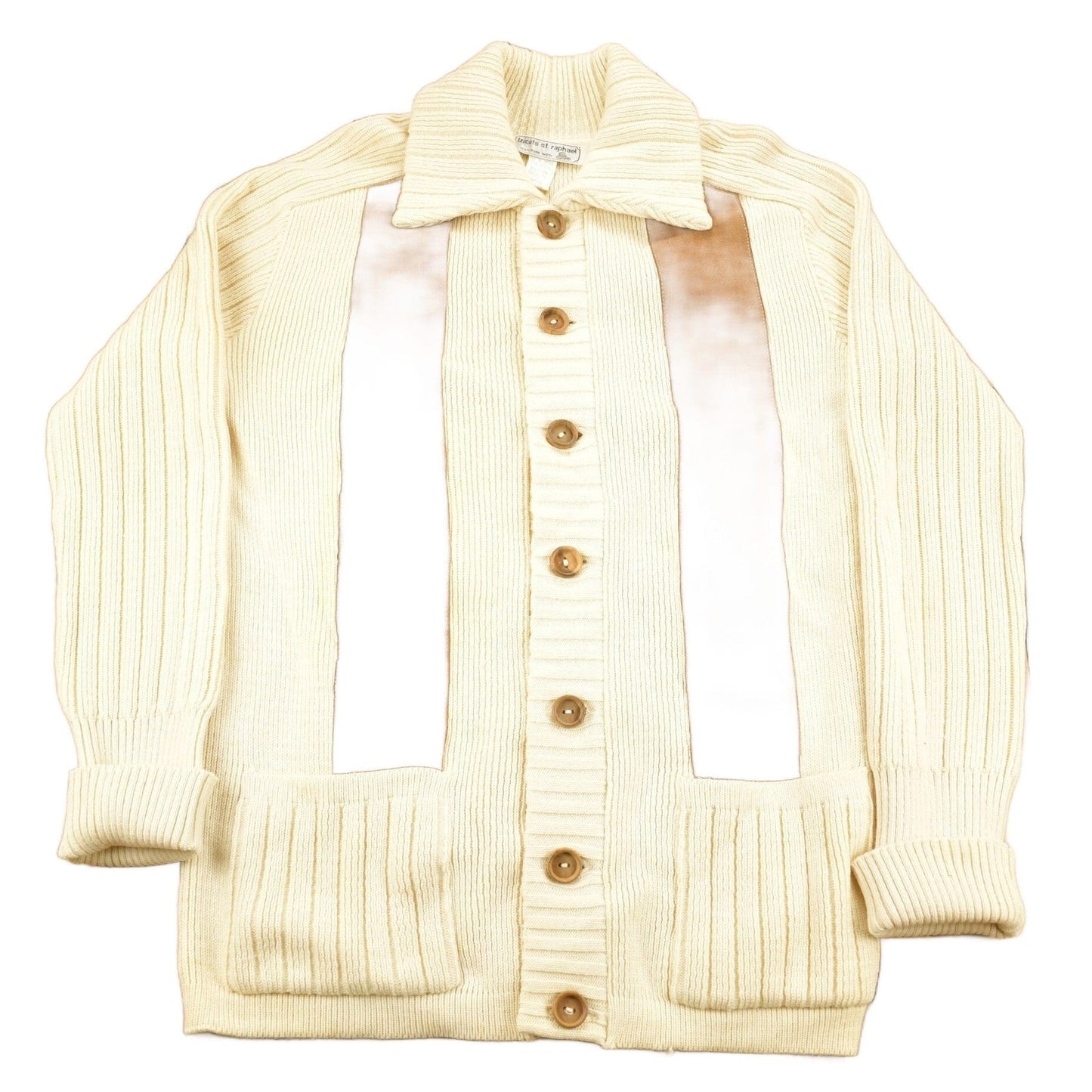 Other Clothing > Gender Neutral Adult Clothing > Hoodies & Sweatshirts > Sweatshirts Vintage 1990s Tricots St. Raphael's Pure Wool Knit Sweater Men's Large