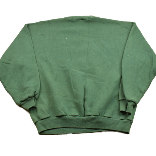 Other Clothing > Gender Neutral Adult Clothing > Hoodies & Sweatshirts > Sweatshirts Vintage 1990s Tultex Kitten Fireplace Crewneck Sweatshirt Men's Large