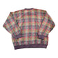 Other Clothing > Gender Neutral Adult Clothing > Hoodies & Sweatshirts > Sweatshirts Vintage 1990s Tundra Canada Plaid Knit Crewneck Sweater Mens XL