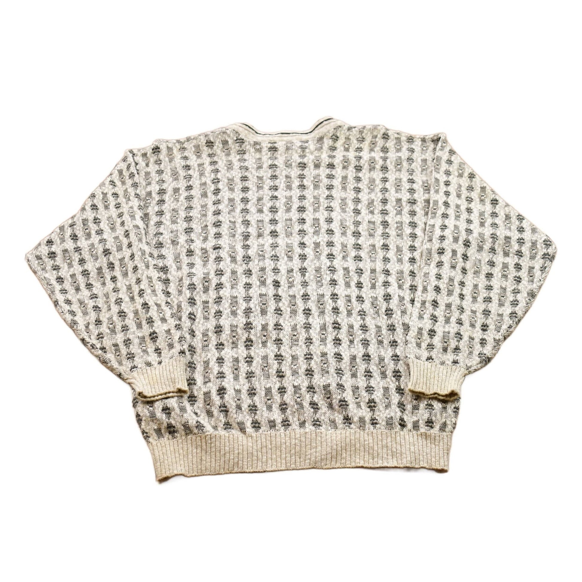 Other Clothing > Gender Neutral Adult Clothing > Hoodies & Sweatshirts > Sweatshirts Vintage 1990s Tundra Knitted Crewneck Sweater Men's 3XL