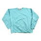 Other Clothing > Gender Neutral Adult Clothing > Hoodies & Sweatshirts > Sweatshirts Vintage 1990s Turquoise Blank Pro Player Crewneck Sweatshirt Men's Small