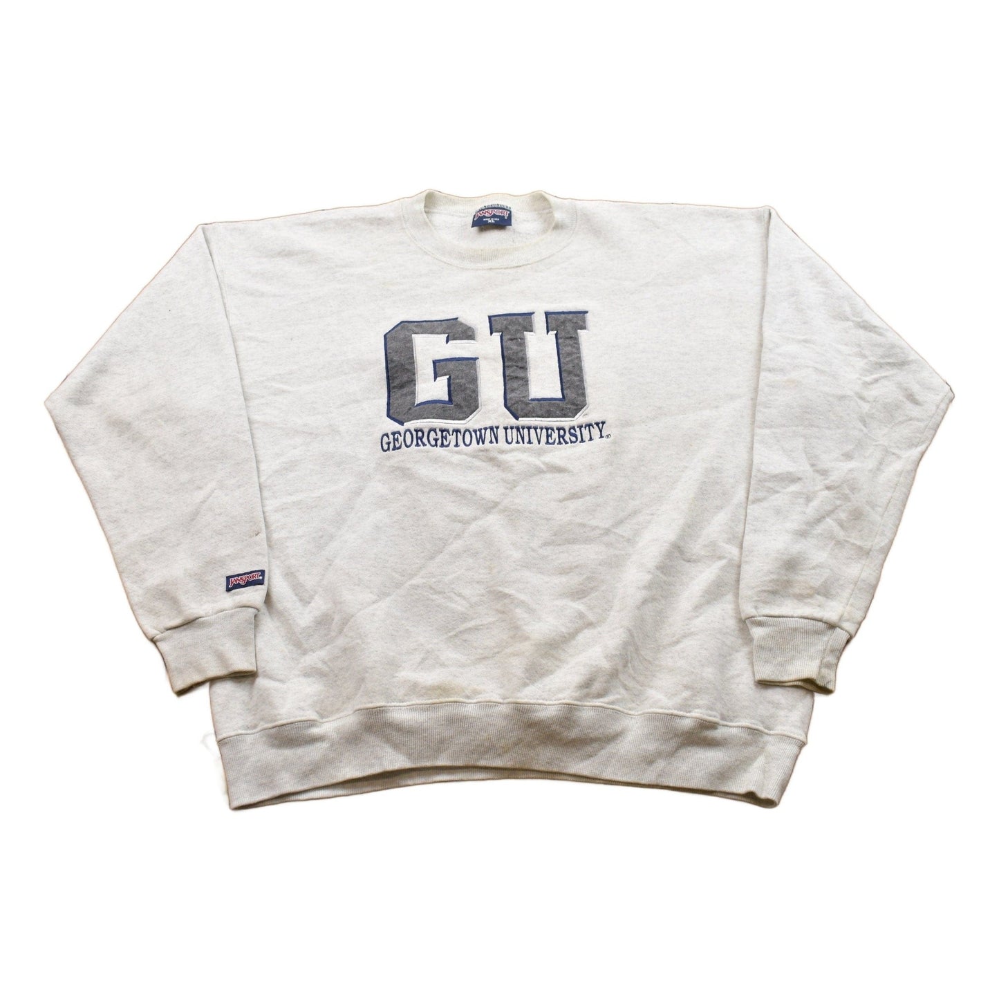 Other Clothing > Gender Neutral Adult Clothing > Hoodies & Sweatshirts > Sweatshirts Vintage 1990s University Of Georgetown Collegiate Crewneck Men's 2XL