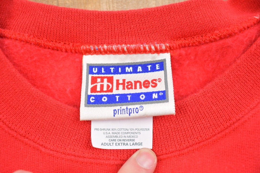 Other Clothing > Gender Neutral Adult Clothing > Hoodies & Sweatshirts > Sweatshirts Vintage 1990s University Of Ohio State Collegiate Crewneck Men's 2XL