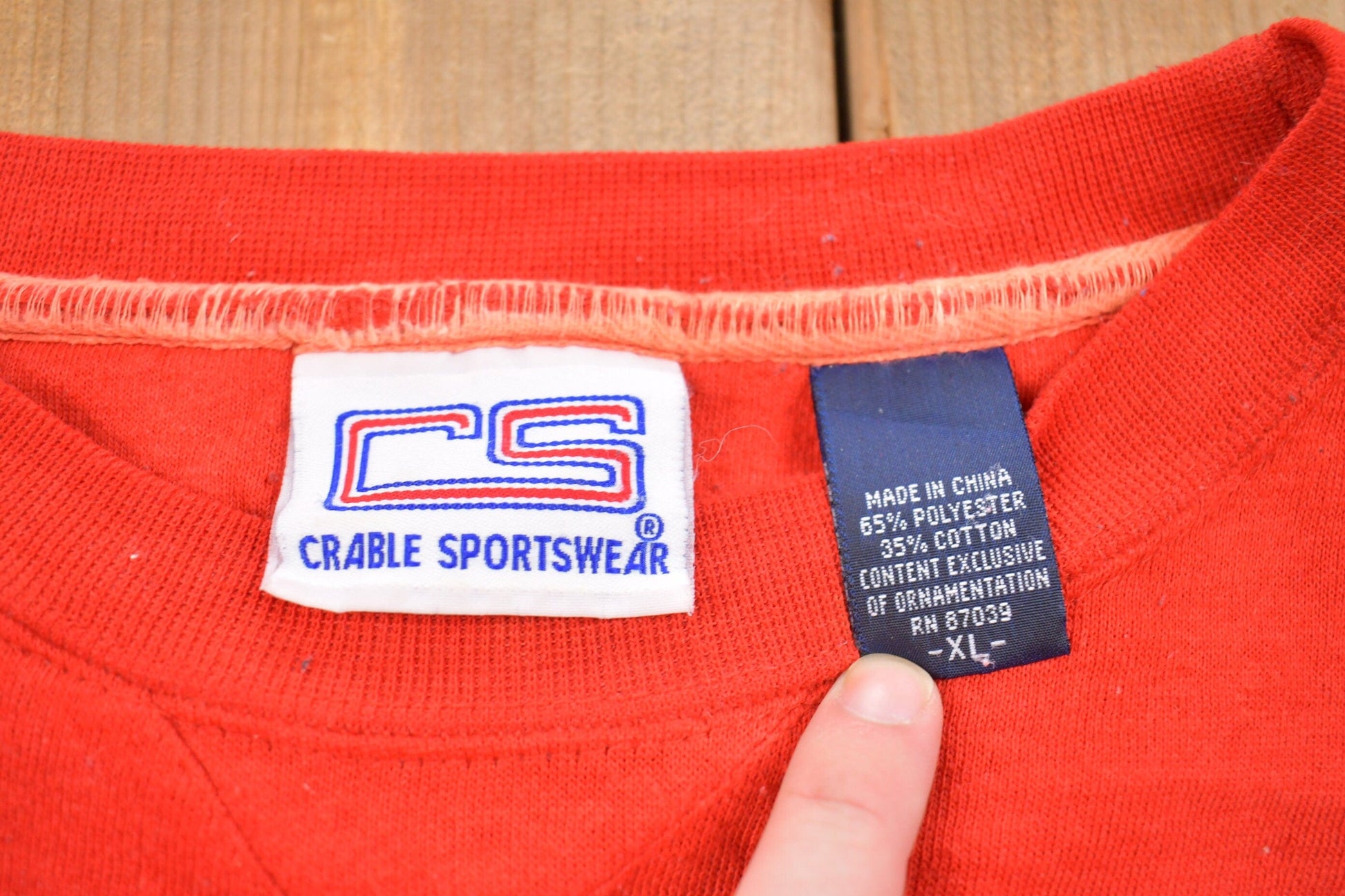 Other Clothing > Gender Neutral Adult Clothing > Hoodies & Sweatshirts > Sweatshirts Vintage 1990s University Of Ohio State Collegiate Crewneck Men's XL