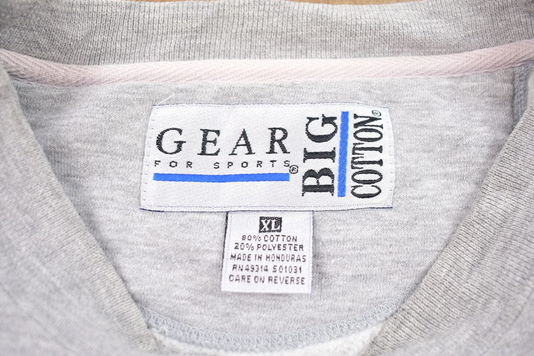 Other Clothing > Gender Neutral Adult Clothing > Hoodies & Sweatshirts > Sweatshirts Vintage 1990s University Of West Virginia Collegiate Crewneck Men's XL