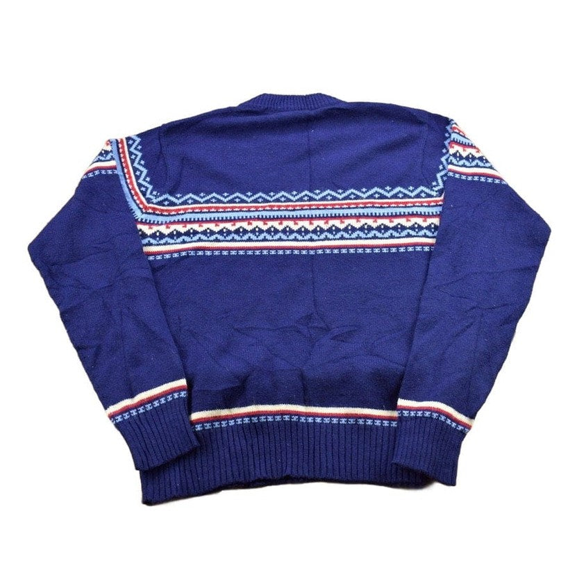 Other Clothing > Gender Neutral Adult Clothing > Hoodies & Sweatshirts > Sweatshirts Vintage 1990s VIP Knitted Crewneck Sweater Men's S