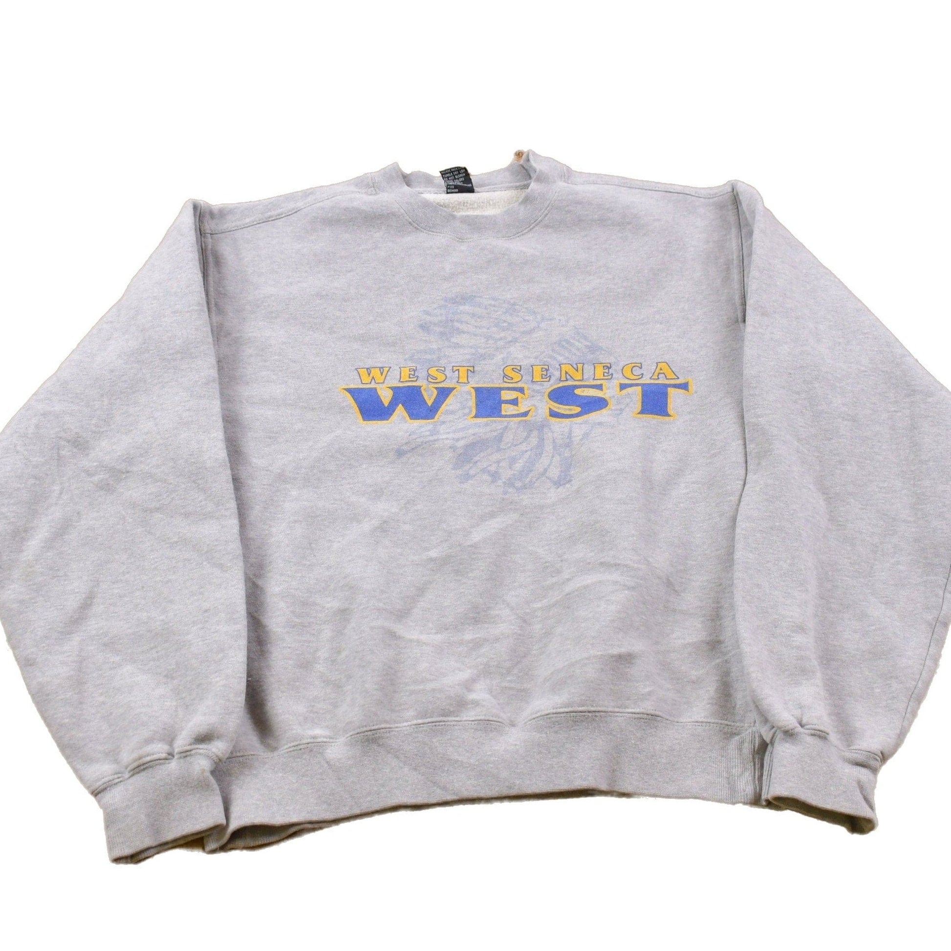 Other Clothing > Gender Neutral Adult Clothing > Hoodies & Sweatshirts > Sweatshirts Vintage 1990s West Seneca Crewneck Sweatshirt Men's Small