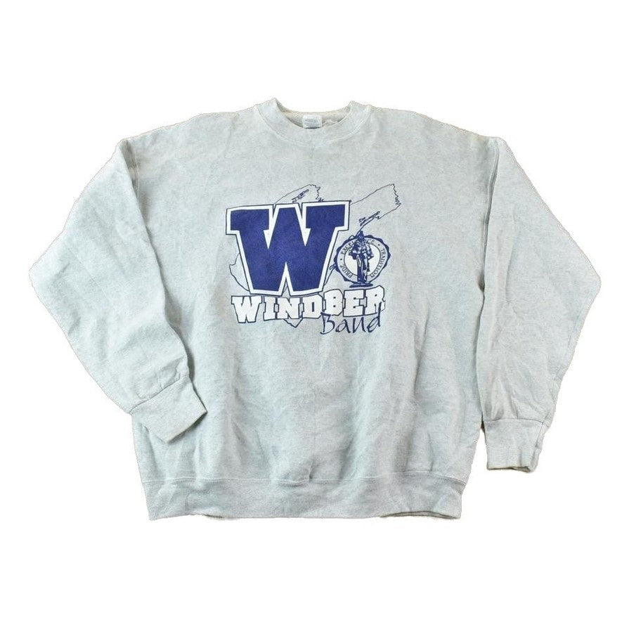 Other Clothing > Gender Neutral Adult Clothing > Hoodies & Sweatshirts > Sweatshirts Vintage 1990s Windber Band University Crewneck Men's XL