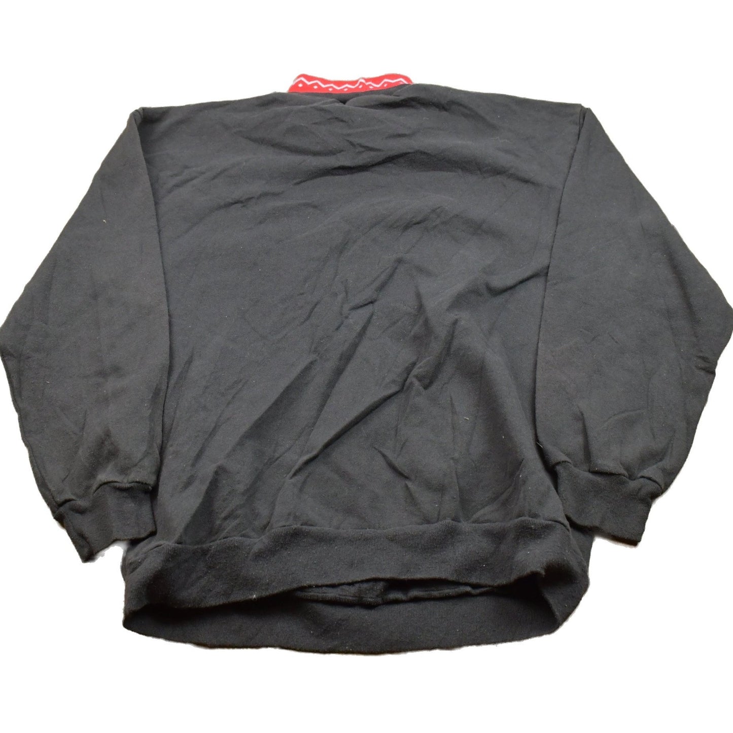 Other Clothing > Gender Neutral Adult Clothing > Hoodies & Sweatshirts > Sweatshirts Vintage 1990s Winter Turtleneck Crewneck Sweatshirt Men's Large