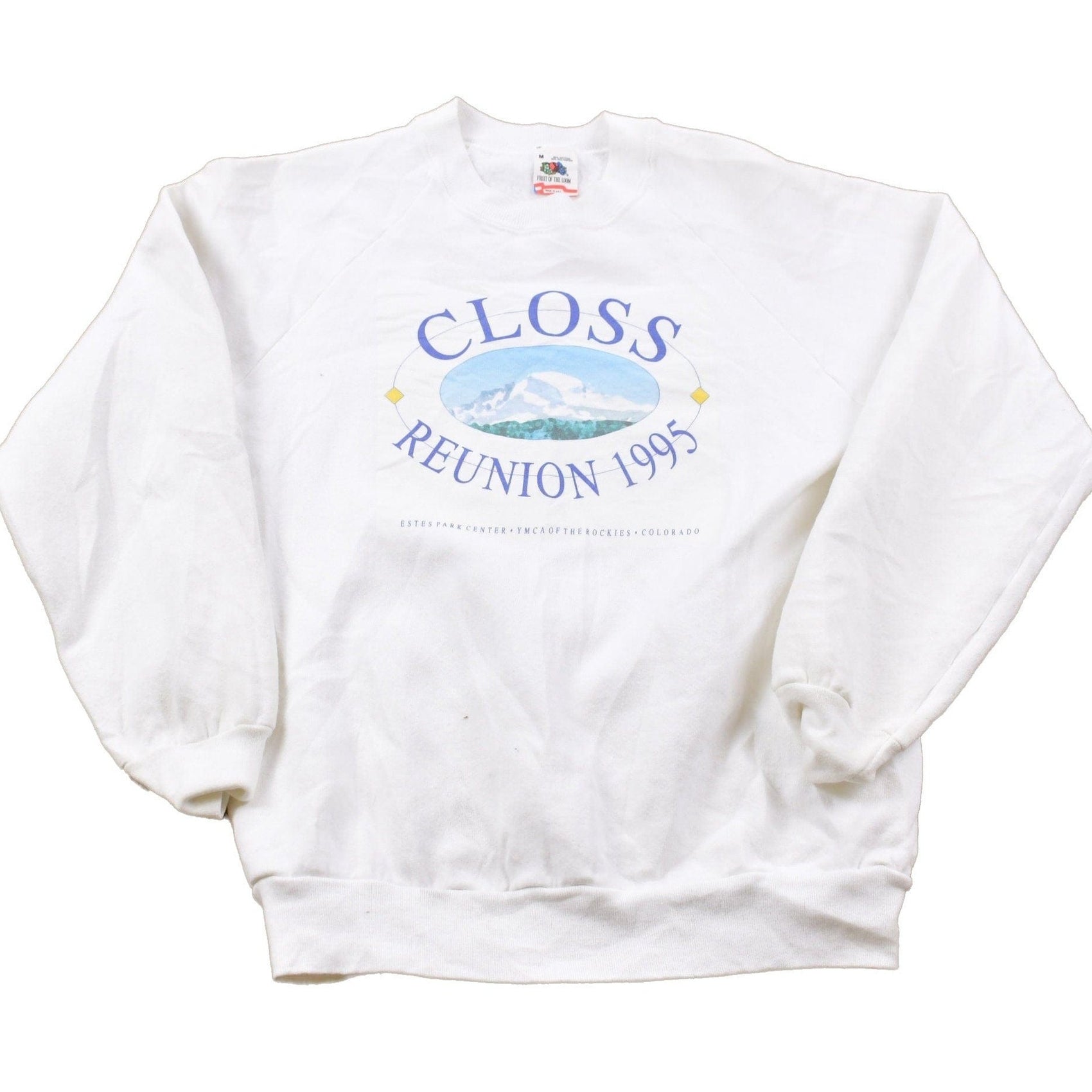 Other Clothing > Gender Neutral Adult Clothing > Hoodies & Sweatshirts > Sweatshirts Vintage 1995 Closs Reunion Crewneck Sweatshirt Men's Medium