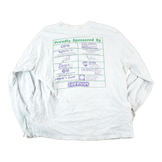 Other Clothing > Gender Neutral Adult Clothing > Hoodies & Sweatshirts > Sweatshirts Vintage 1995 The News Times Running Crewneck Sweatshirt Mens L