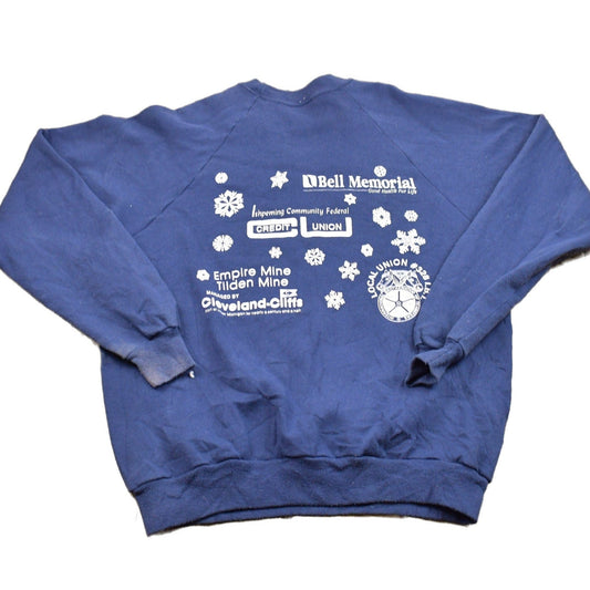 Other Clothing > Gender Neutral Adult Clothing > Hoodies & Sweatshirts > Sweatshirts Vintage 1996 Groundhog's Day Race Crewneck Sweatshirt Men's L