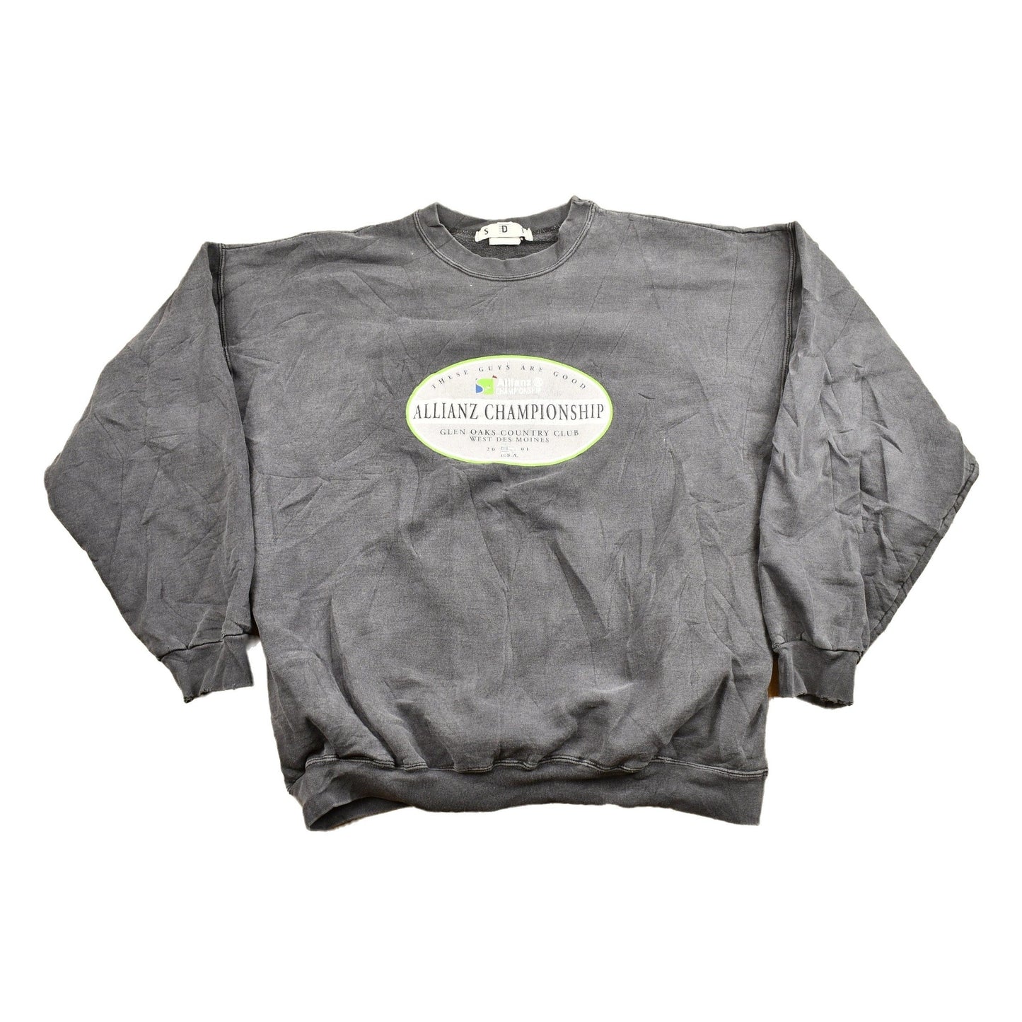 Other Clothing > Gender Neutral Adult Clothing > Hoodies & Sweatshirts > Sweatshirts Vintage 2001 Allianz Championship Crewneck Sweatshirt Men's Large