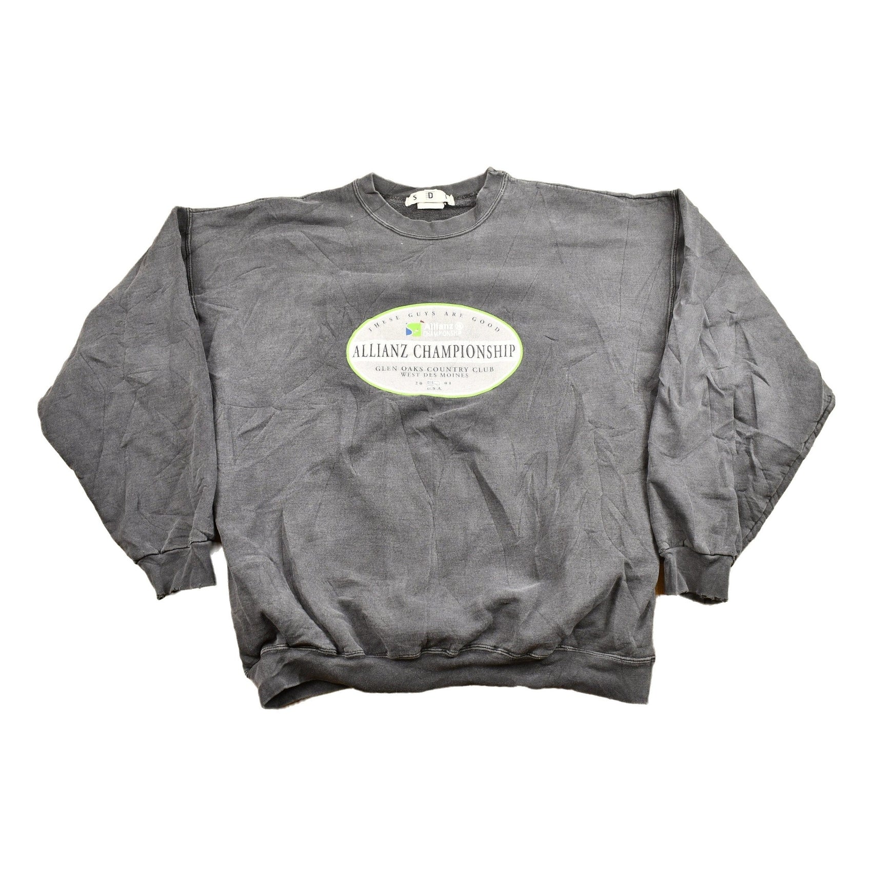 Other Clothing > Gender Neutral Adult Clothing > Hoodies & Sweatshirts > Sweatshirts Vintage 2001 Allianz Championship Crewneck Sweatshirt Men's Large