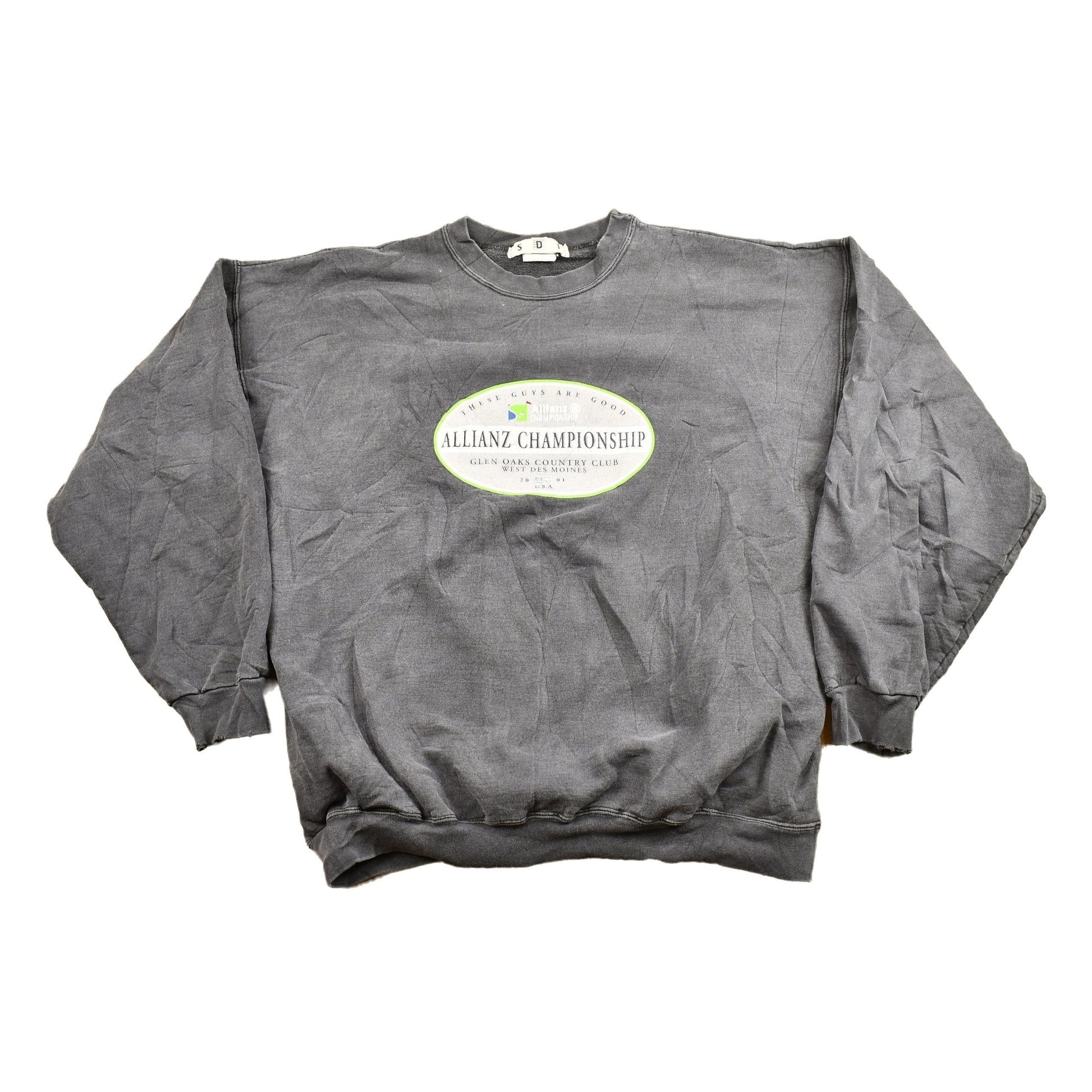 Other Clothing > Gender Neutral Adult Clothing > Hoodies & Sweatshirts > Sweatshirts Vintage 2001 Allianz Championship Crewneck Sweatshirt Men's Large