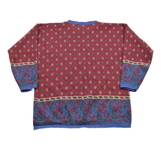 Other Clothing > Gender Neutral Adult Clothing > Hoodies & Sweatshirts > Sweatshirts Vintage Essentials Knitted Sweater Men's Large