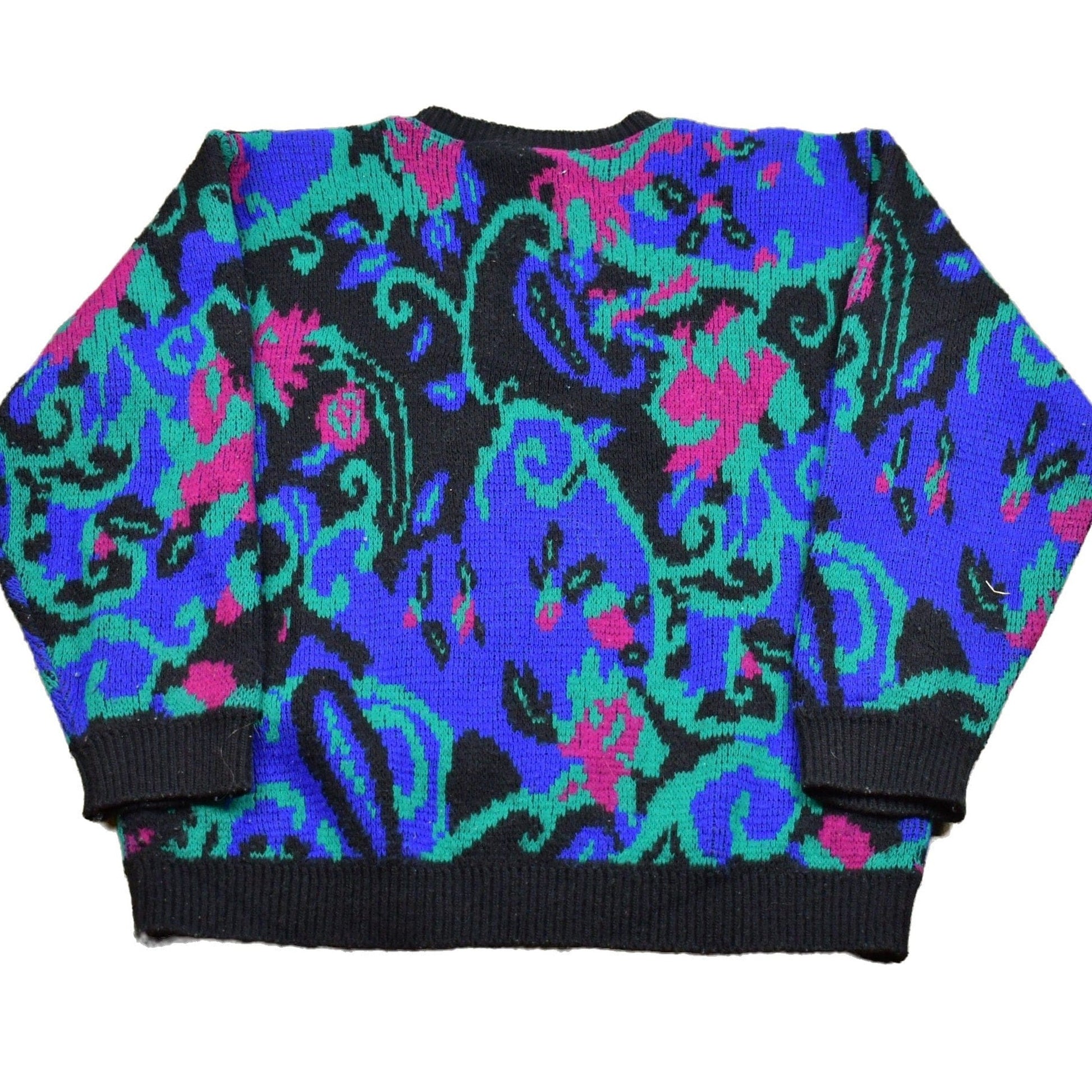 Other Clothing > Gender Neutral Adult Clothing > Hoodies & Sweatshirts > Sweatshirts Vintage Knitted Cape Cod Funky Knitted Sweater Men's Large