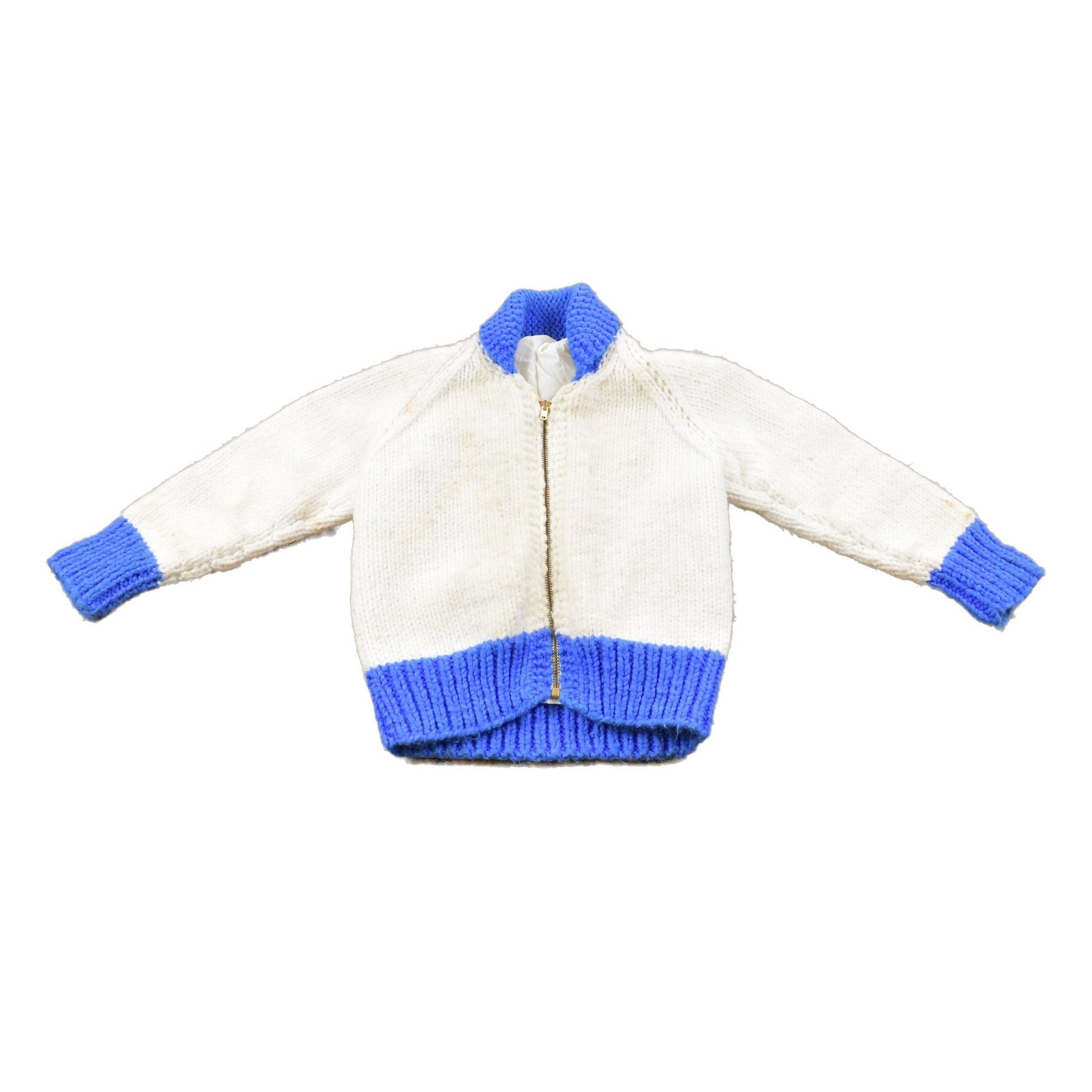 Other Clothing > Gender Neutral Adult Clothing > Hoodies & Sweatshirts > Sweatshirts Vintage Knitted Lined Jacket Youth S