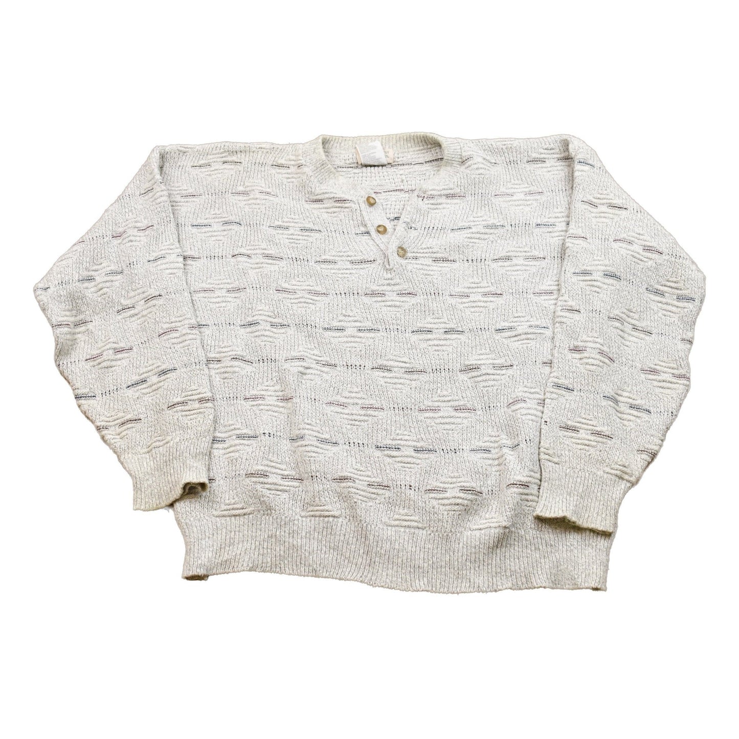 Other Clothing > Gender Neutral Adult Clothing > Hoodies & Sweatshirts > Sweatshirts Vintage Knitted Northwest Territory Sweater Men's Large