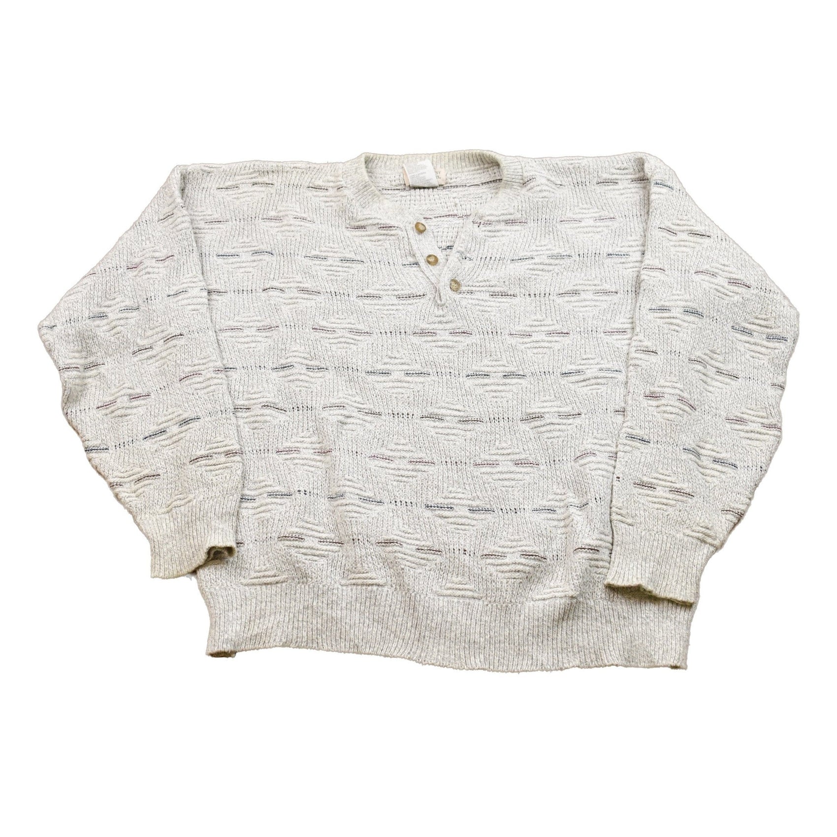 Other Clothing > Gender Neutral Adult Clothing > Hoodies & Sweatshirts > Sweatshirts Vintage Knitted Northwest Territory Sweater Men's Large