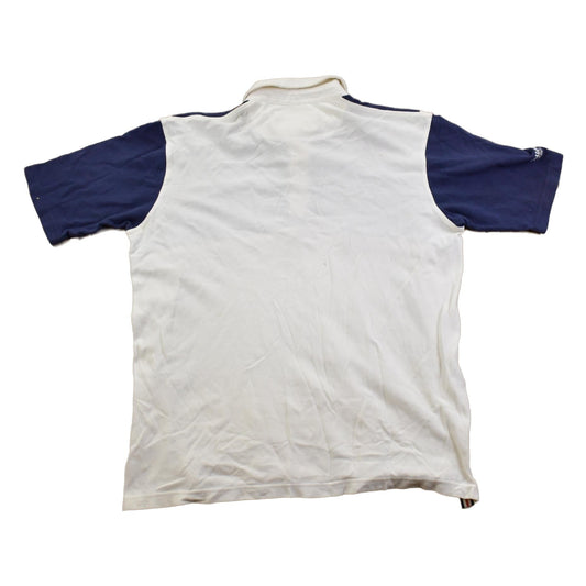 Other Clothing > Gender Neutral Adult Clothing > Hoodies & Sweatshirts > Sweatshirts Vintage Y2K Cotton Traders Classics Union Jack Polo Shirt Men's Large