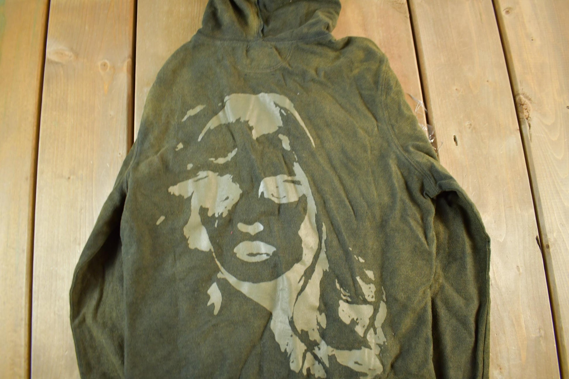 Other Clothing > Gender Neutral Adult Clothing > Hoodies & Sweatshirts > Sweatshirts Vintage Y2K Overdyed Full Zip Hoodie Women's Small