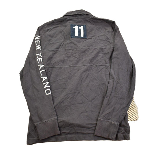 Other Clothing > Gender Neutral Adult Clothing > Hoodies & Sweatshirts > Sweatshirts Vintage Y2K Polo Rugby New Zealand Rugby Shirt Men's Medium