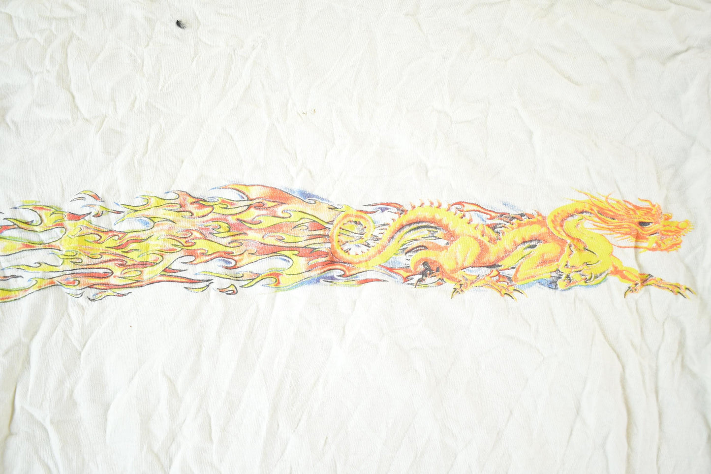 Other Clothing > Gender Neutral Adult Clothing > Hoodies & Sweatshirts > Sweatshirts Vintage Y2K Year Of The Dragon Super Thrashed Crewneck Sweatshirt Mens L