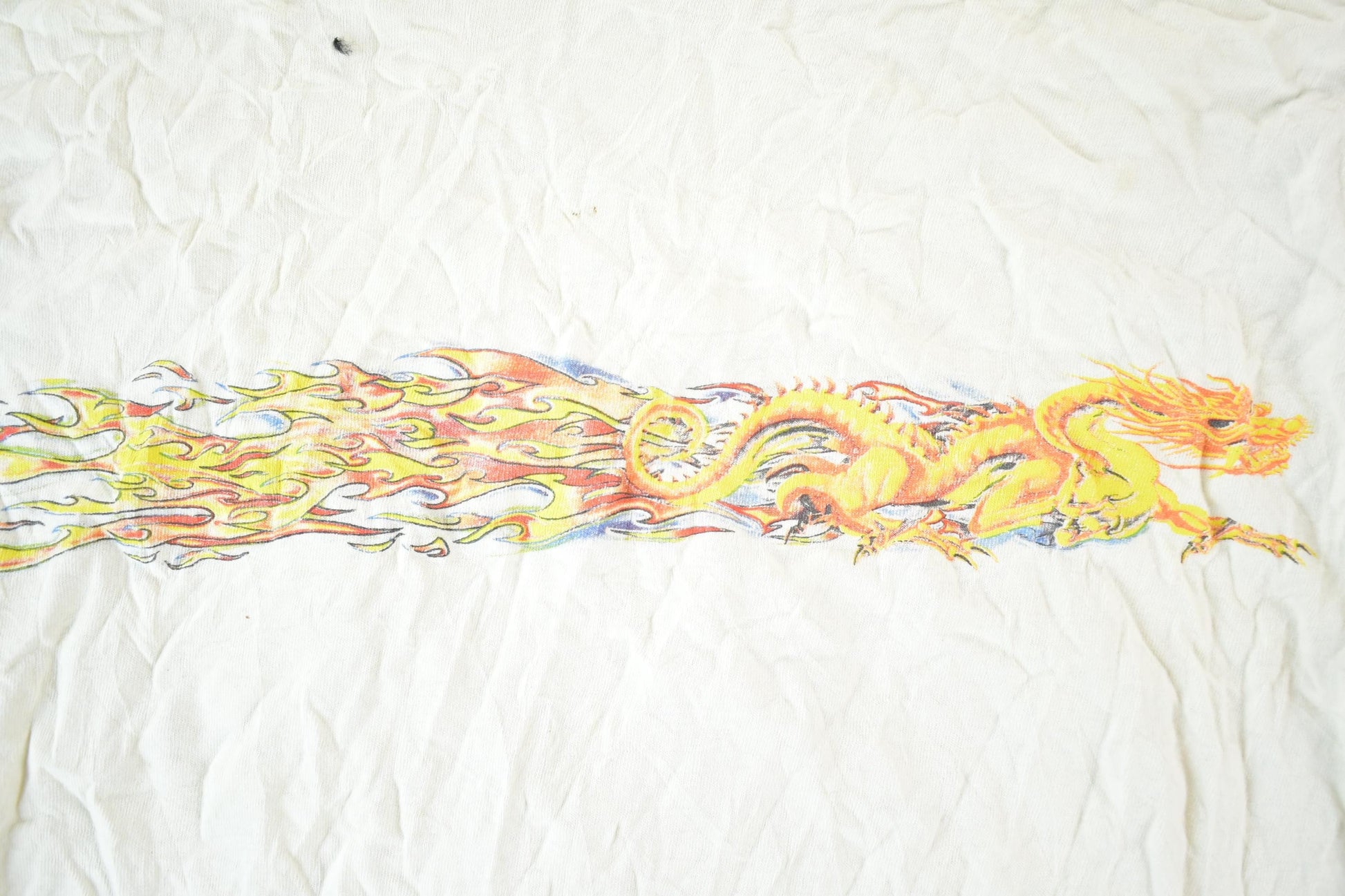 Other Clothing > Gender Neutral Adult Clothing > Hoodies & Sweatshirts > Sweatshirts Vintage Y2K Year Of The Dragon Super Thrashed Crewneck Sweatshirt Mens L