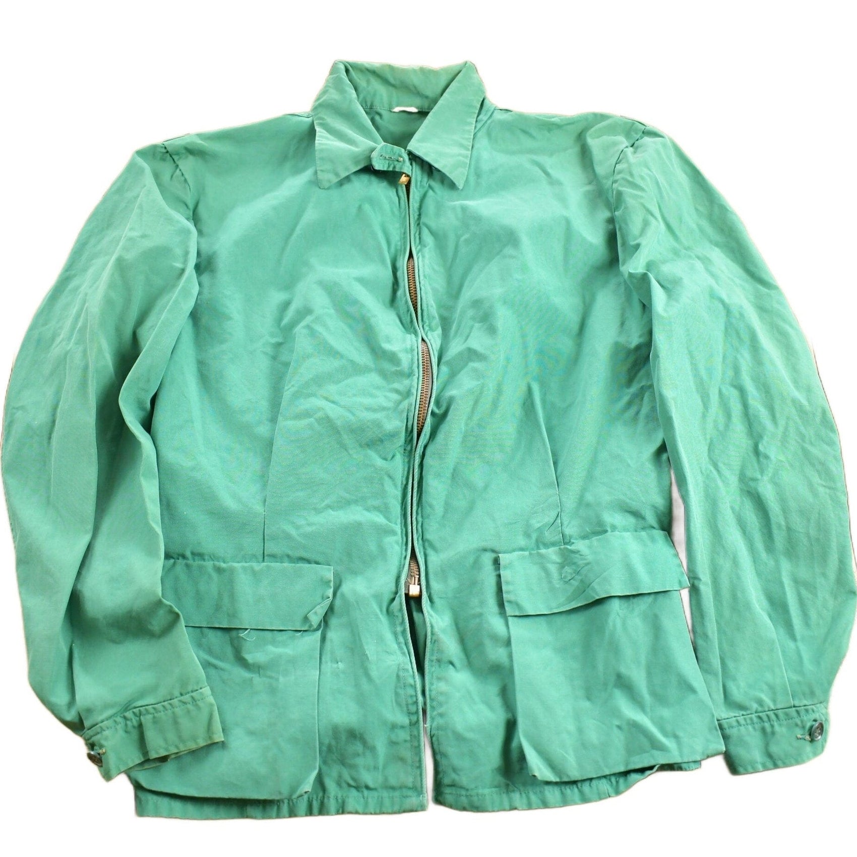 Other Clothing > Gender Neutral Adult Clothing > Jackets & Coats Vintage 1950s Kodiak Kloth Lightweight Robins Egg Hunting Jacket Men's S