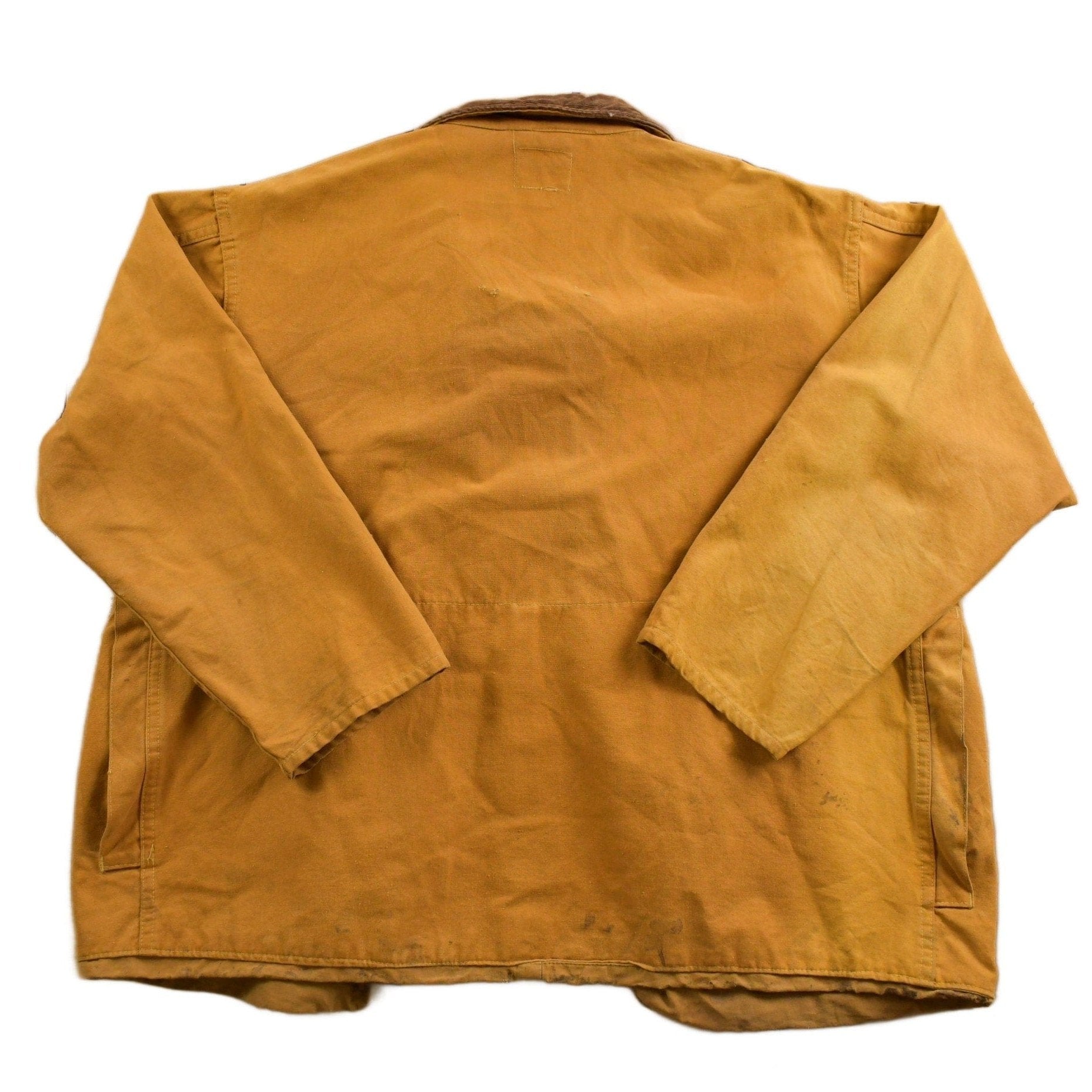 Other Clothing > Gender Neutral Adult Clothing > Jackets & Coats Vintage 1970s Bullseye Bill Canvas Work Jacket Men's 2XL