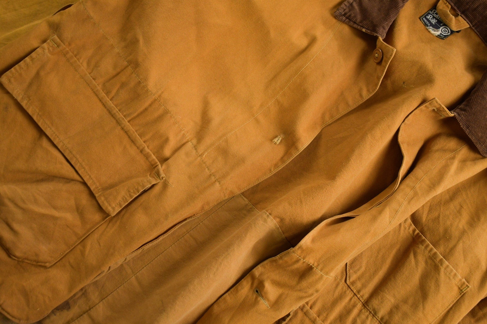 Other Clothing > Gender Neutral Adult Clothing > Jackets & Coats Vintage 1970s Bullseye Bill Canvas Work Jacket Men's 2XL