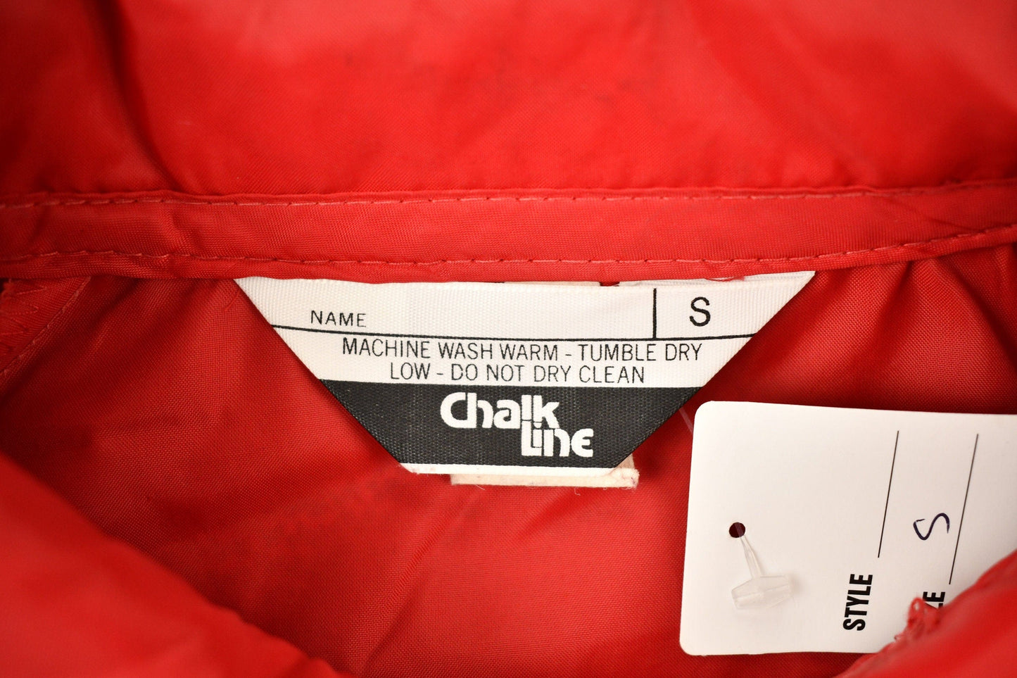 Other Clothing > Gender Neutral Adult Clothing > Jackets & Coats Vintage 1970s Coca-Cola Embroidered Chalk Line Windbreaker Jacket Men's Medium