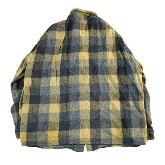 Other Clothing > Gender Neutral Adult Clothing > Jackets & Coats Vintage 1970s Humphrey Wool Flannel Shirt Jacket Men's Large