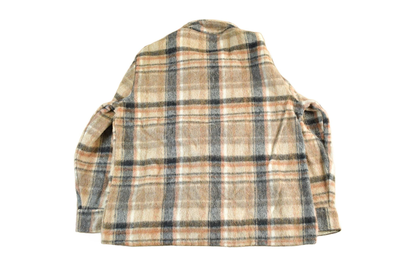 Other Clothing > Gender Neutral Adult Clothing > Jackets & Coats Vintage 1970s Snowwear Wool Flannel Shirt Jacket Men's M-L