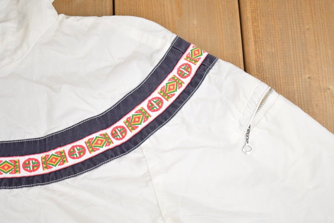 Other Clothing > Gender Neutral Adult Clothing > Jackets & Coats Vintage 1970s White Stag Windbreaker Jacket Men's Medium