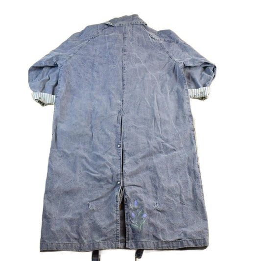 Other Clothing > Gender Neutral Adult Clothing > Jackets & Coats Vintage 1980s Australian Outback Denim Duster Jacket Men's Large