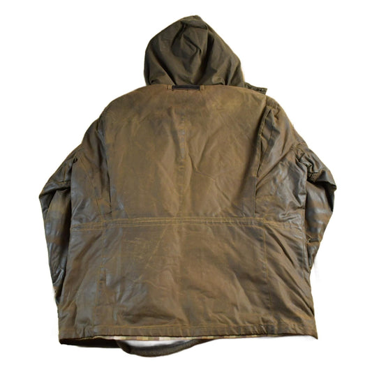 Other Clothing > Gender Neutral Adult Clothing > Jackets & Coats Vintage 1980s Australian Outback Waxed Canvas Jacket Men's Large