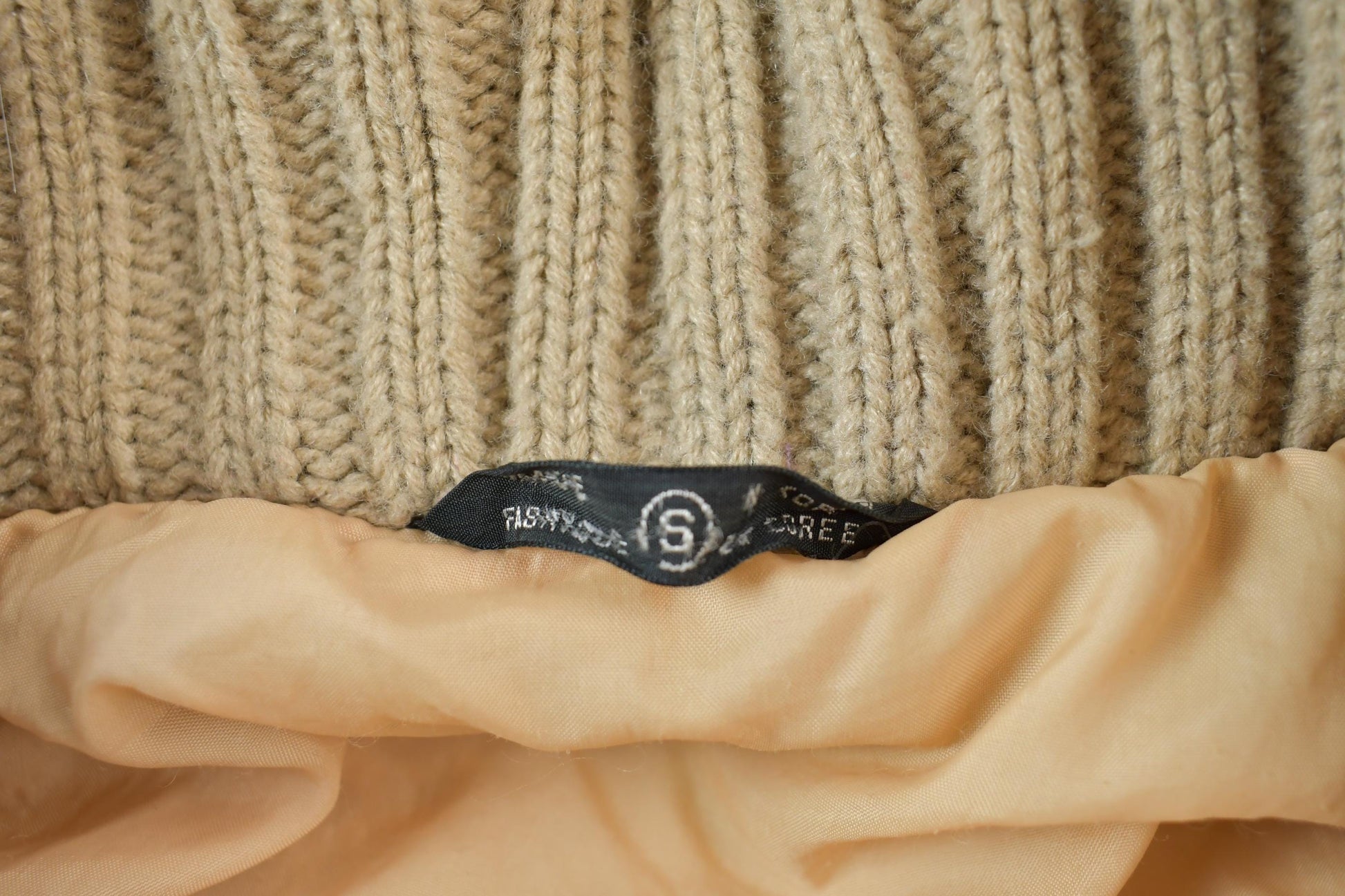 Other Clothing > Gender Neutral Adult Clothing > Jackets & Coats Vintage 1980s Beige Winter Parka Jacket Men's S