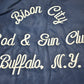 Other Clothing > Gender Neutral Adult Clothing > Jackets & Coats Vintage 1980s Bison City Rod & Gun Club Buffalo NY Satin Jacket Men's 2XL