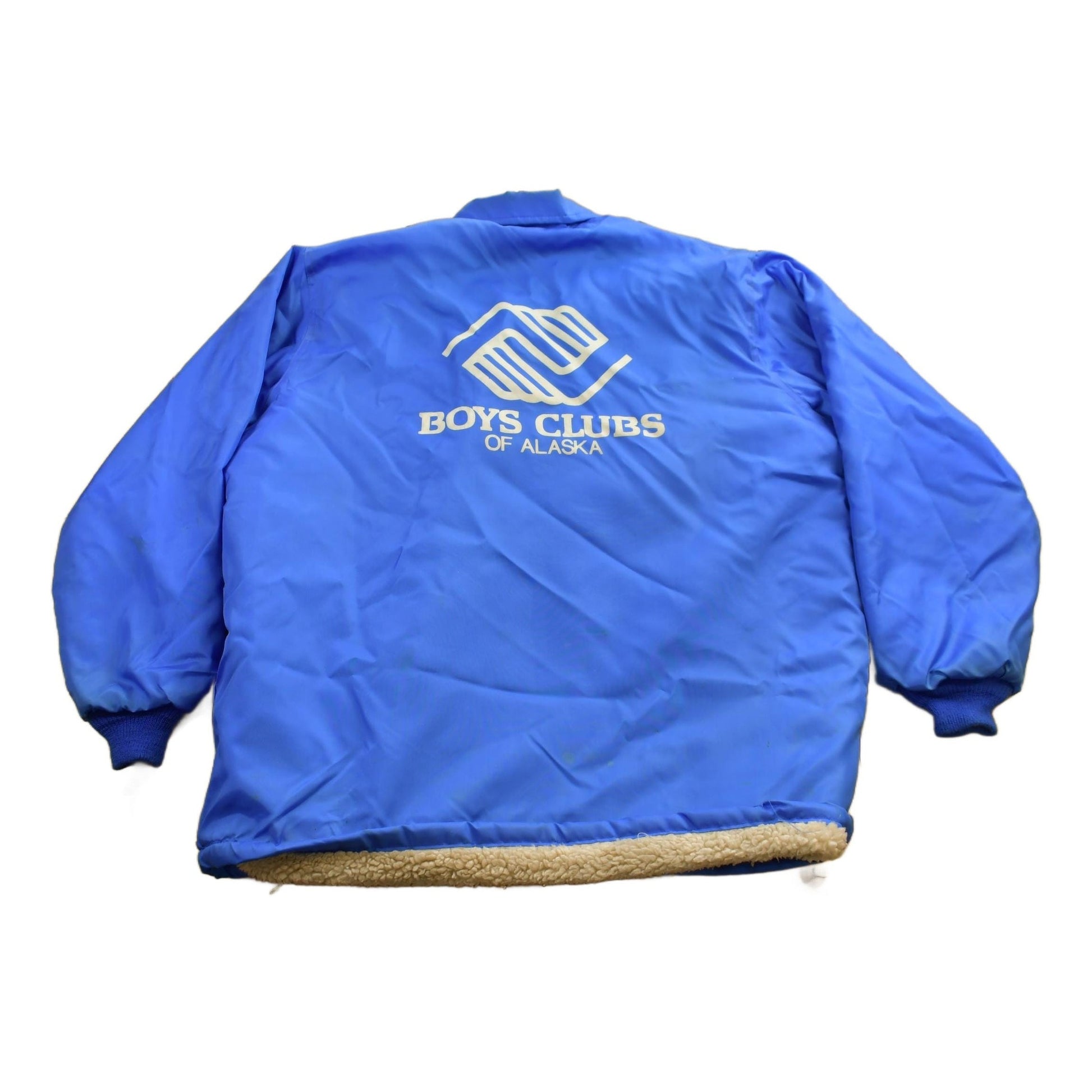 Other Clothing > Gender Neutral Adult Clothing > Jackets & Coats Vintage 1980s Boys Clubs Of Alaska West Wind Lined Jacket Men's 2XL