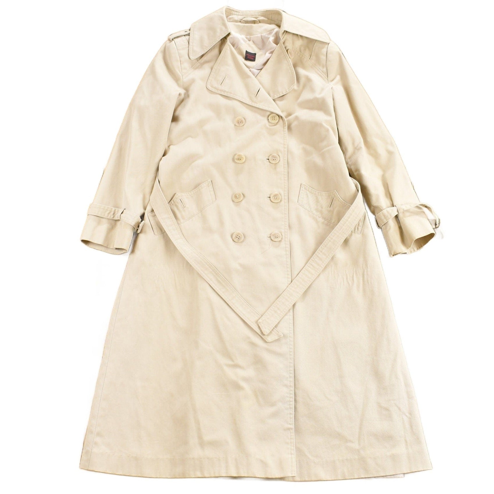 Other Clothing > Gender Neutral Adult Clothing > Jackets & Coats Vintage 1980s Full Length Trench Coat Men's Large