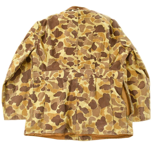 Other Clothing > Gender Neutral Adult Clothing > Jackets & Coats Vintage 1980s Game Winner Duck Camouflage Canvas Hunting Jacket Men's Medium