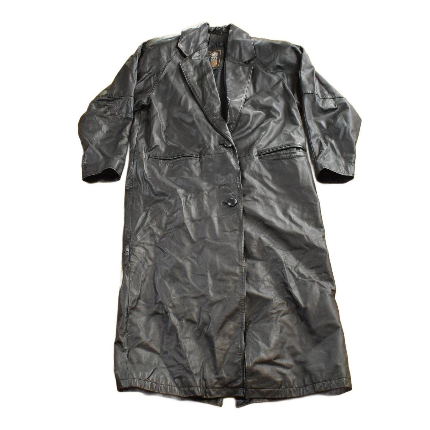 Other Clothing > Gender Neutral Adult Clothing > Jackets & Coats Vintage 1980s Genuine Leather Jacket Men's Medium