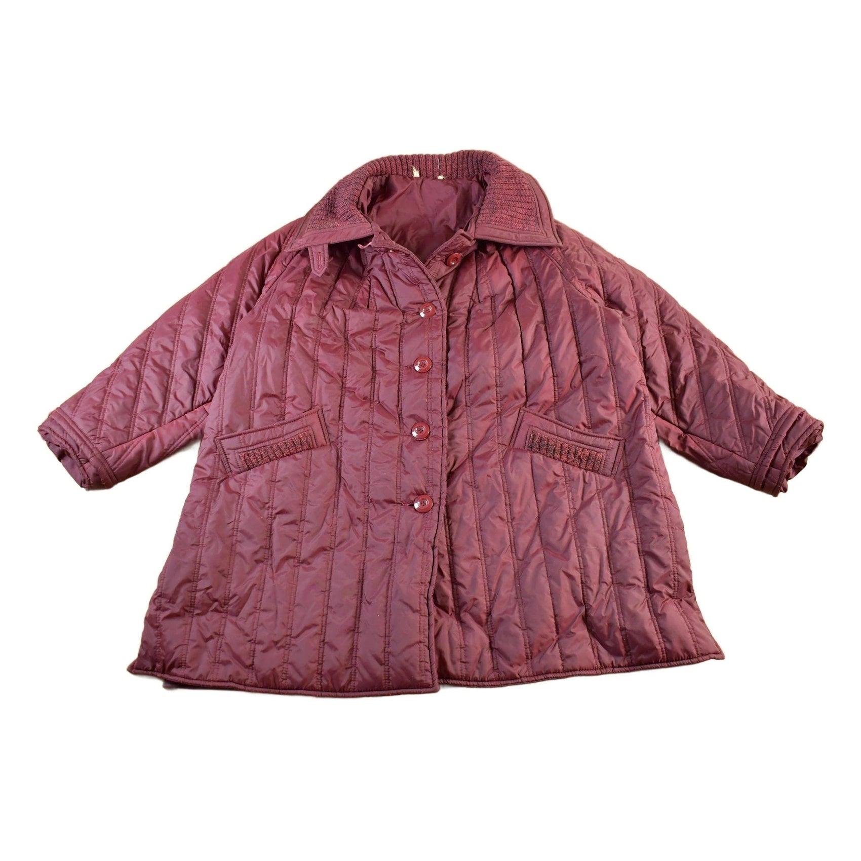 Other Clothing > Gender Neutral Adult Clothing > Jackets & Coats Vintage 1980s Nylon Ski Button Up Jacket Women's XL