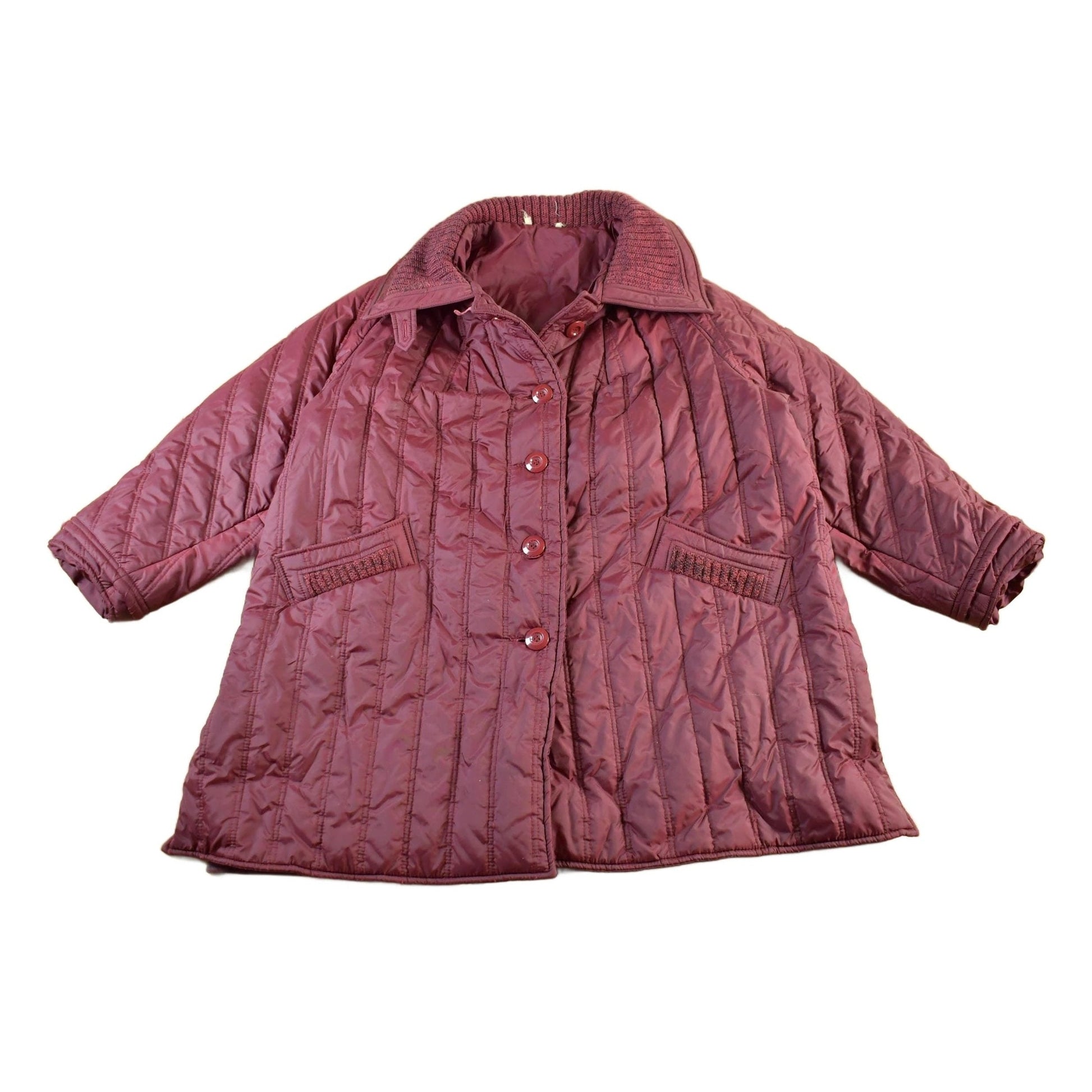 Other Clothing > Gender Neutral Adult Clothing > Jackets & Coats Vintage 1980s Nylon Ski Button Up Jacket Women's XL