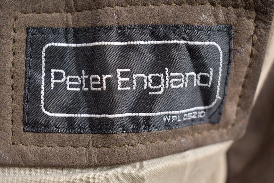 Other Clothing > Gender Neutral Adult Clothing > Jackets & Coats Vintage 1980s Peter England Leather Jacket Men's Medium