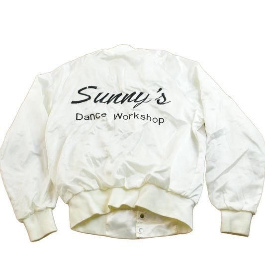 Other Clothing > Gender Neutral Adult Clothing > Jackets & Coats Vintage 1980s West Ark Satin Bomber Jacket Men's S