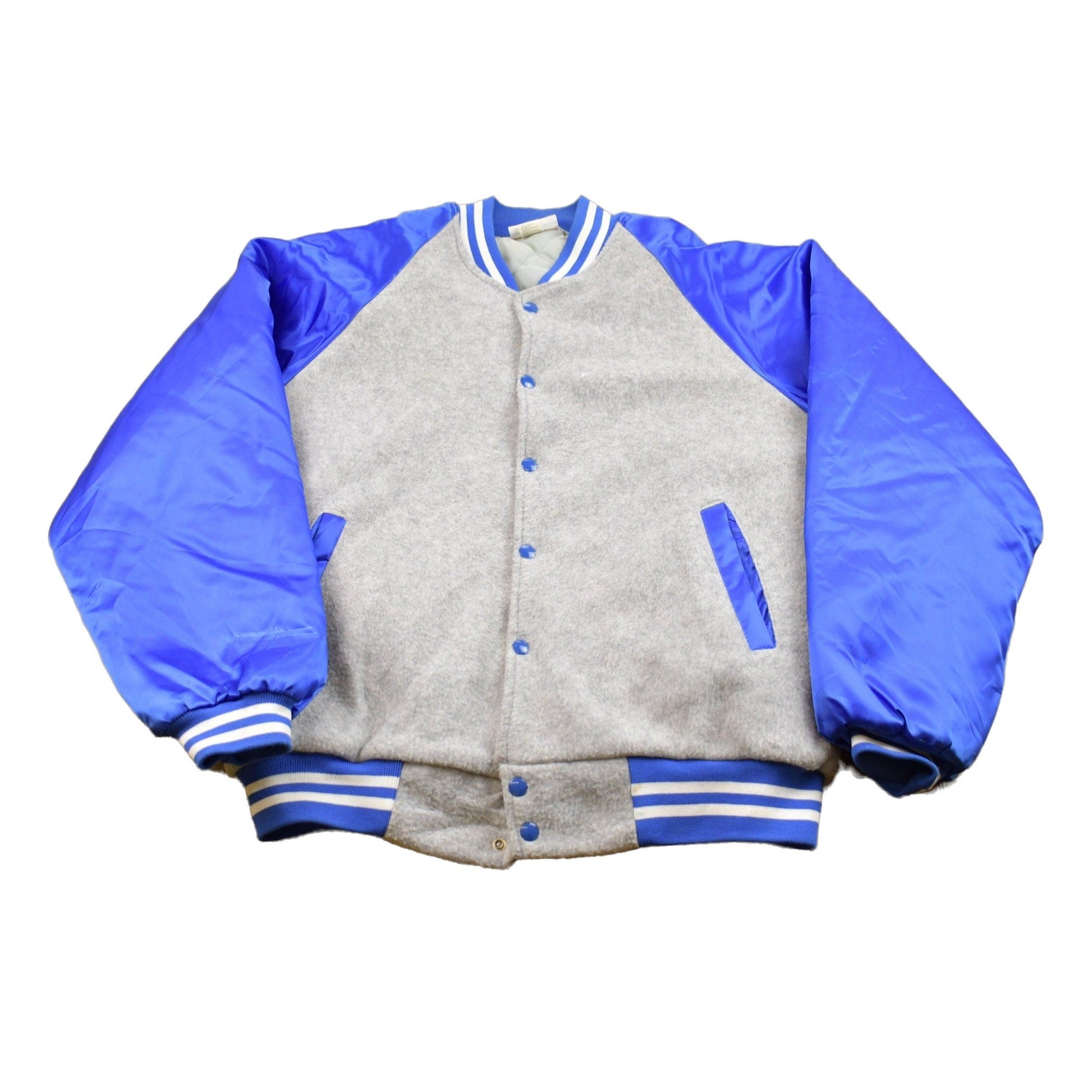 Other Clothing > Gender Neutral Adult Clothing > Jackets & Coats Vintage 1990s Chevrolet Hartwell Satin Wool Bomber Jacket Men's Large