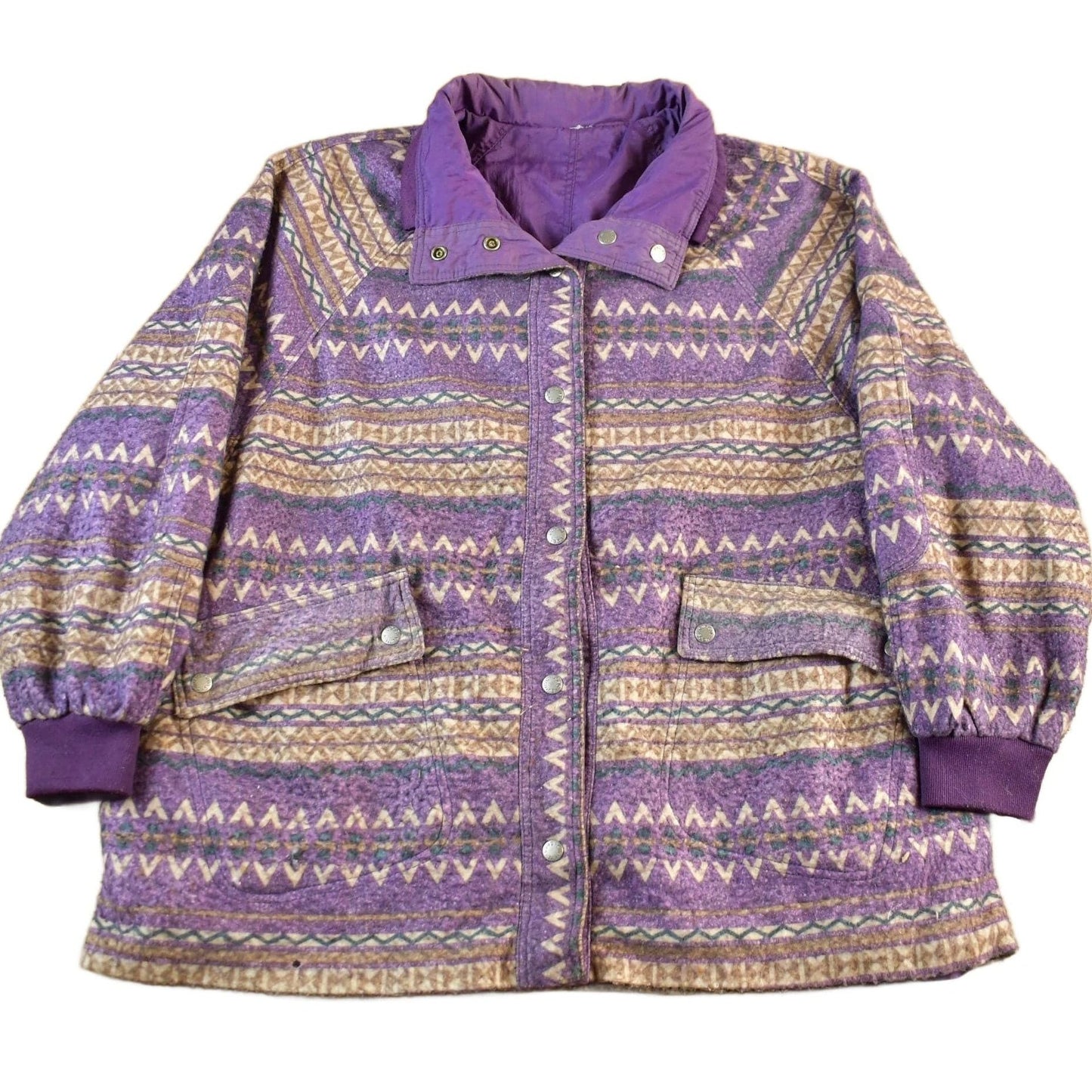 Other Clothing > Gender Neutral Adult Clothing > Jackets & Coats Vintage 1990s Current Seen Reversible Jacket Women's Large